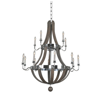 Sharlow 15 Light Modern Transitional Chandelier