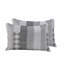 Ensemble de courtepointe en microfibre Marina, blanc, taupe, gris et argent-21100623