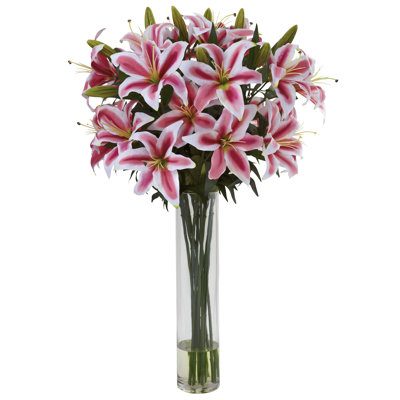 Lilies Arrangement in Vase