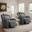 Carshalt 37.4" Wide Modern Upholstered Manual Rocker Recliner (Set Of 2)-105705792