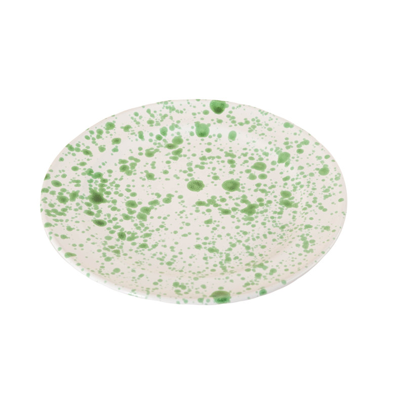 Assiette plate Taverna, ensemble de 4, Vert