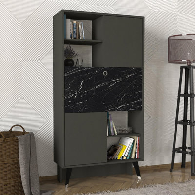 Choate 173.6cm H x 90cm W Geometric Bookcase