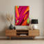 Art abstrait en métal rouge 19 formes abstraites-2091951658