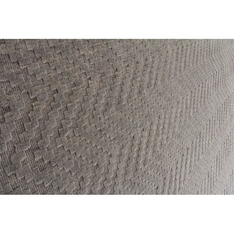 Demani Wool Chevron Area Rug in Mist, Rectangle 9' x 12'