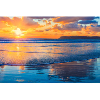 Coucher de soleil sur la plage Coronado par Ron et Patty Thomas