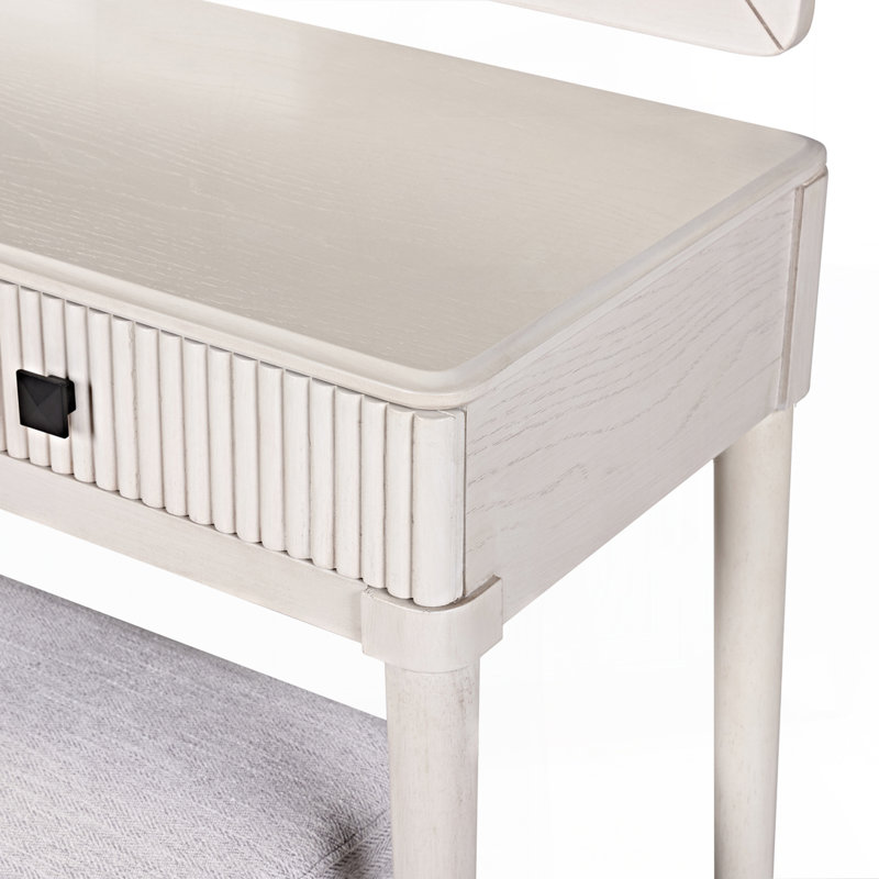 Bureau de coiffeuse moderne avec miroir