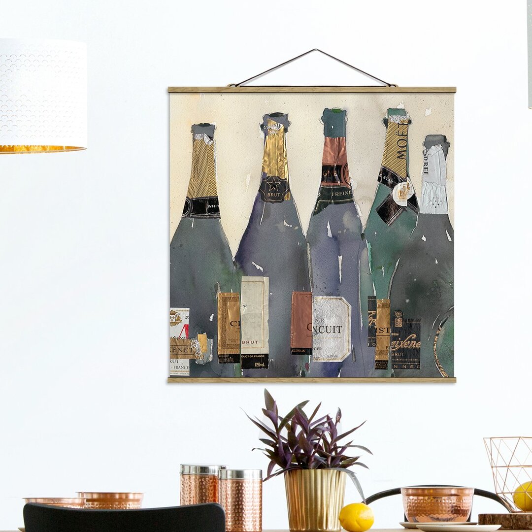 Wandbild Champagne