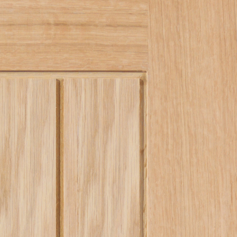 Montello Oak Fire Door Unfinished, 198.1cm H x 68.6cm W x 4.4cm D
