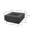 Brooklyn 40" W x 17" H Square Travertine Outdoor Fire Pit Table with Lava Rocks & Cover-1321480412-1325239332