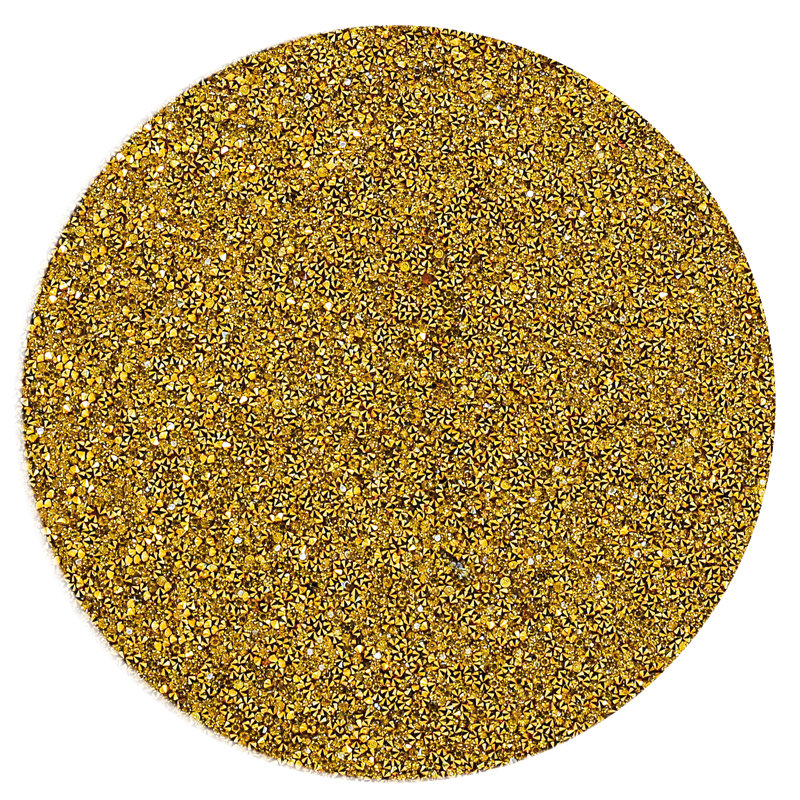 Luminous Round 15" Placemat, Gold