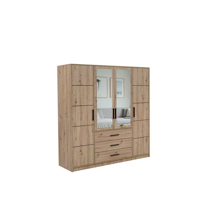 Bojan Manufactured Wood Wardrobe