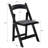 4 Solid Wood Folding Chairs - Black Cushion/Shelf, , Easy To Carry, For Balcony, Wedding/Special Occasion Events 4Pcs Chair Upholstery No Assembly Space Saving Comfortable For Home Use-1870674343-1870674345