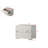 Londonderry Gray With Marble Effect Nightstand