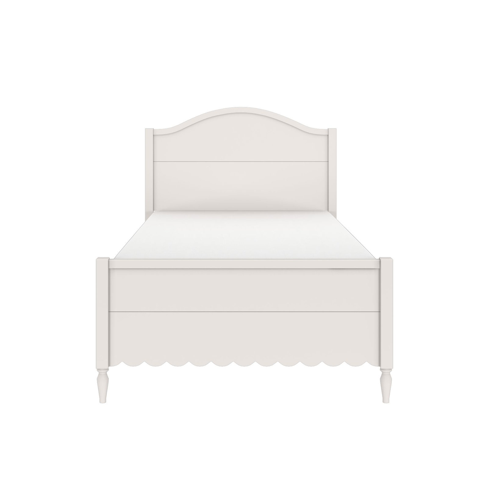 Charlotte  Bed, Linen White, Twin