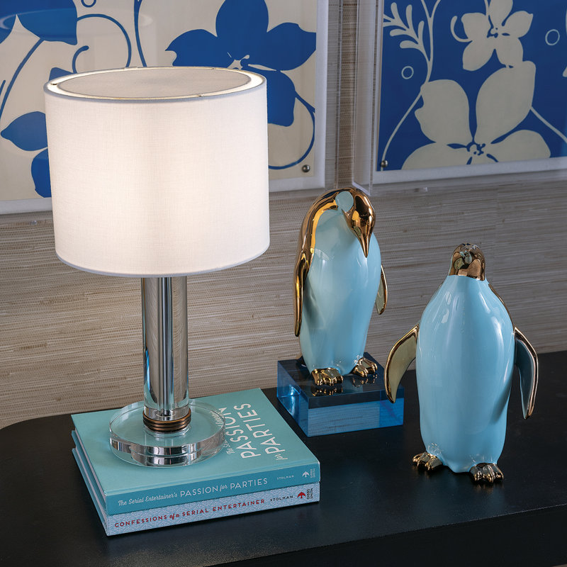 Penguin Objects (Set/2), Gold/Turquoise