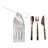 3-Piece Hand-Forged Copper Appetizer Set