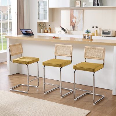 Tabouret de comptoir rembourré 26 po Marlow