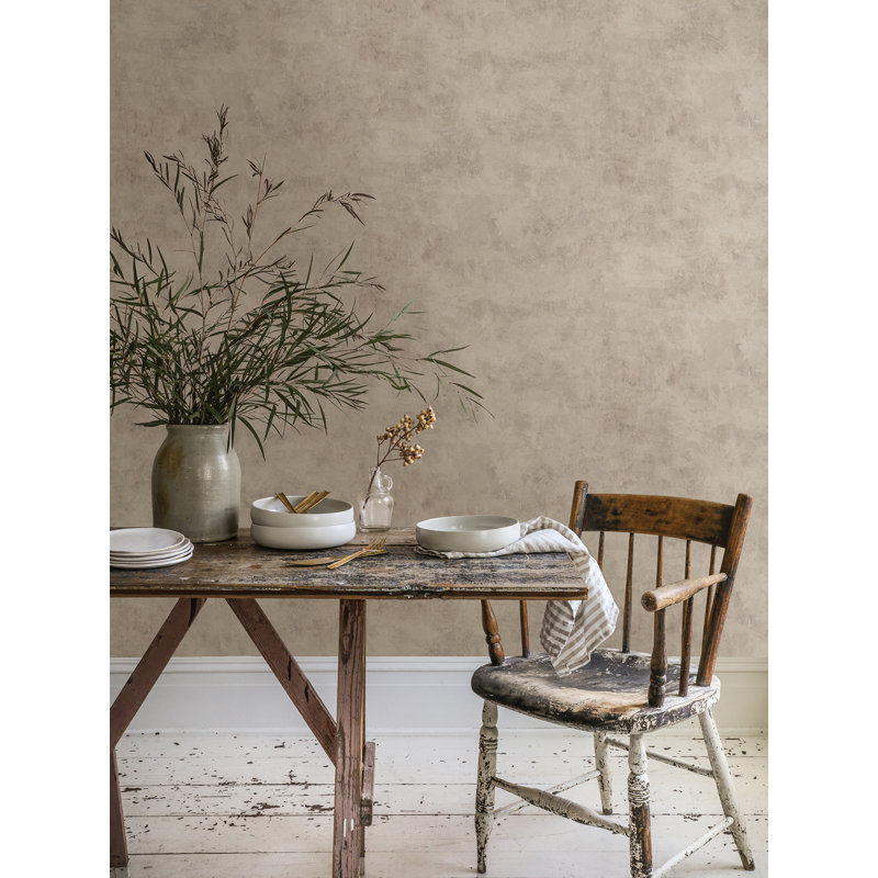 Non-Pasted Wallpaper Roll, Taupe