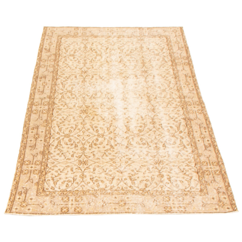 Tapis crème rétro 3 pi 5 po x 6 pi 7 po Treasie