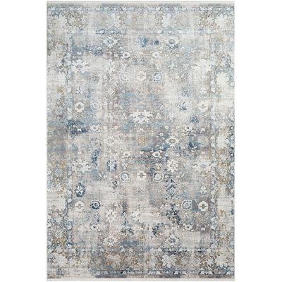Tapis bleu ciel Radtke