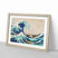 The Great Wave Off Kanagawa by Katsushika Hokusai - Picture Frame Painting Print on MDF-55738226-55738227