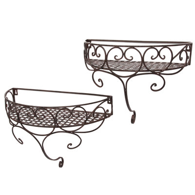Archie 2 Piece Metal Accent Shelf