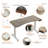 Daiah Ergonomic Curved Height Adjustable Standing Desk-41585584