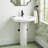 Pennfield 24" Vitreous China Pedestal Bathroom Sink with Overflow-104974150