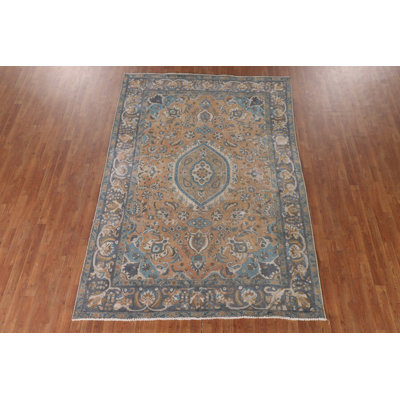 Handmade Wool Traditional Area Rug 7x10
