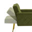 Fauteuil en velours capitonné large de 30,5 po Zianny-1585074808