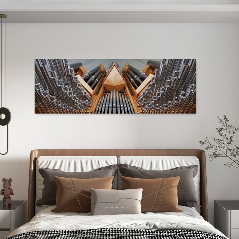 Intricate Pipe Organ by Bragi Ingibergsson - - Wrapped Canvas Panoramic Print, 152.4 cm H x 50.8 cm W