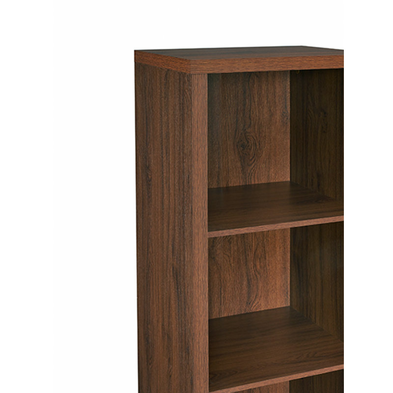Decorative Storage 43.98" H x 16.02" W Cube Bookcase, Dark Chestnut
