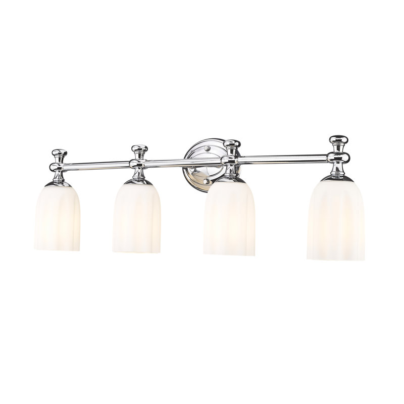 Amrutha 4 Light Vanity, Chrome