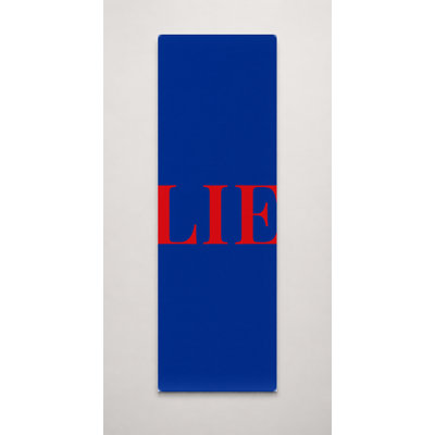 Monogramme de diamant luxembourgeois avec monogramme de diamant - jaune bleu rouge - art mural sur toile