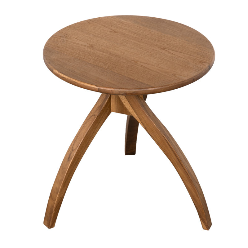 Vikram Solid Wood End Table, 17" H x 16" W x 16" D