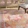 Tapis oriental orange