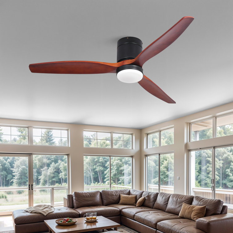 Kudrete 52'' Ceiling Fan with LED Lights