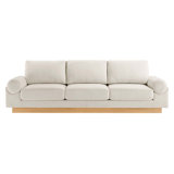 Oasis Upholstered Fabric Sofa In Grey