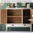 French-Style Vintage Cedar Wood Carved And Aged Storage Cabinet
