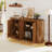 59"W Curved Sideboard，oval Storage Cabinet With Doors