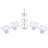 5Pcs Crystal Cake Holder Dessert Table Display-299837194