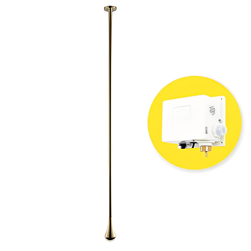 Brushed Gold Tear Drop Ceiling Mounted Commercial