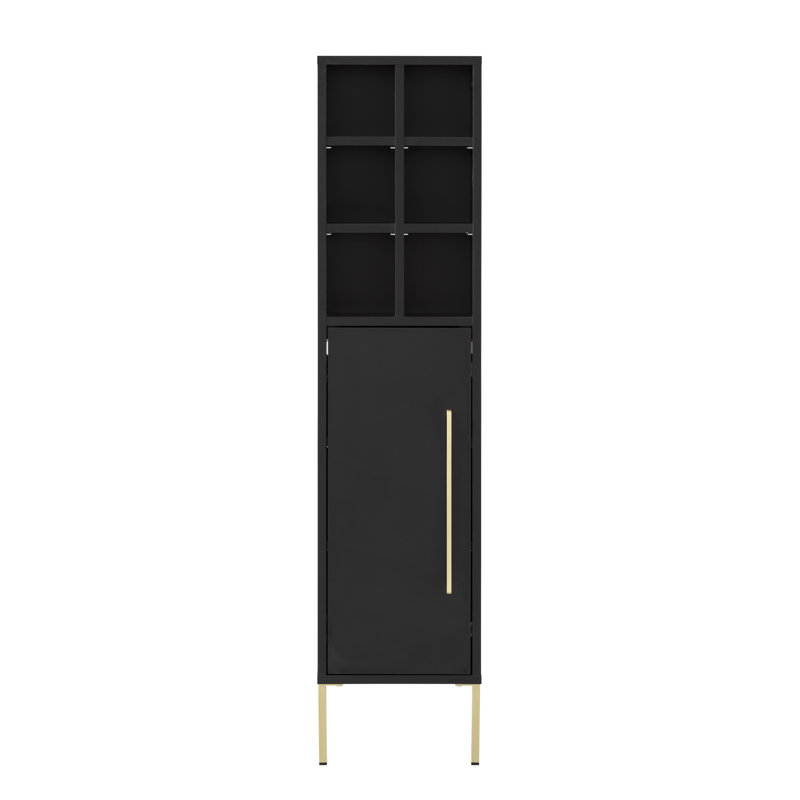 Sarah Linen Cabinet, Black