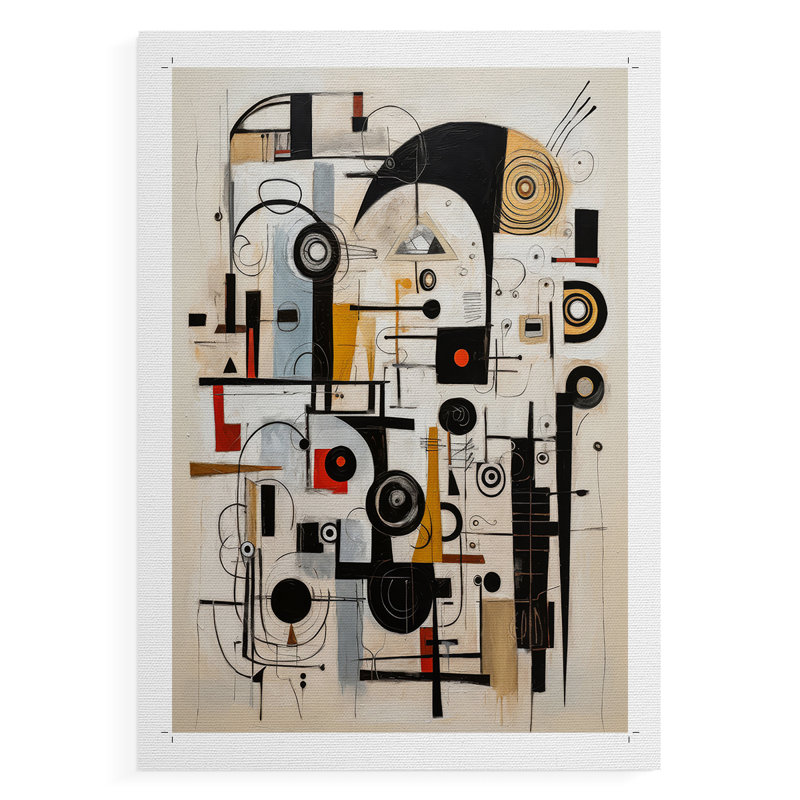ABSTRACT Series Div - Impression sur toile seulement - non encadrée, H 48 po x l 32 po