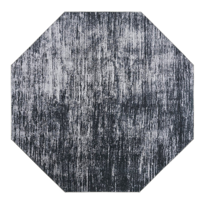 Monroy Chenille Indoor Rug, Octagon 7'7" x 7'7"