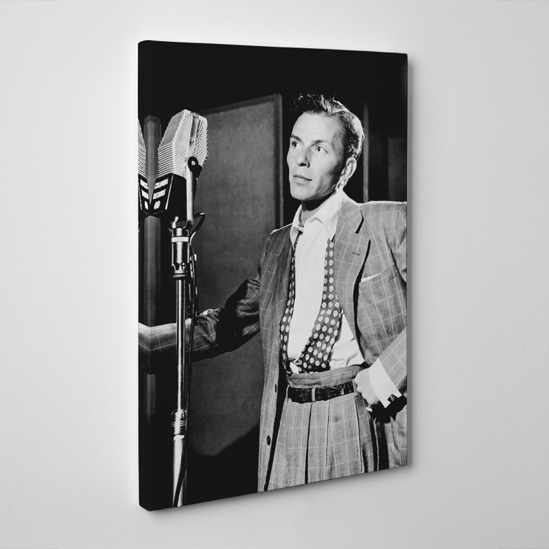 Frank Sinatra Photographic - Wrapped Canvas, 60cm H x 40cm W