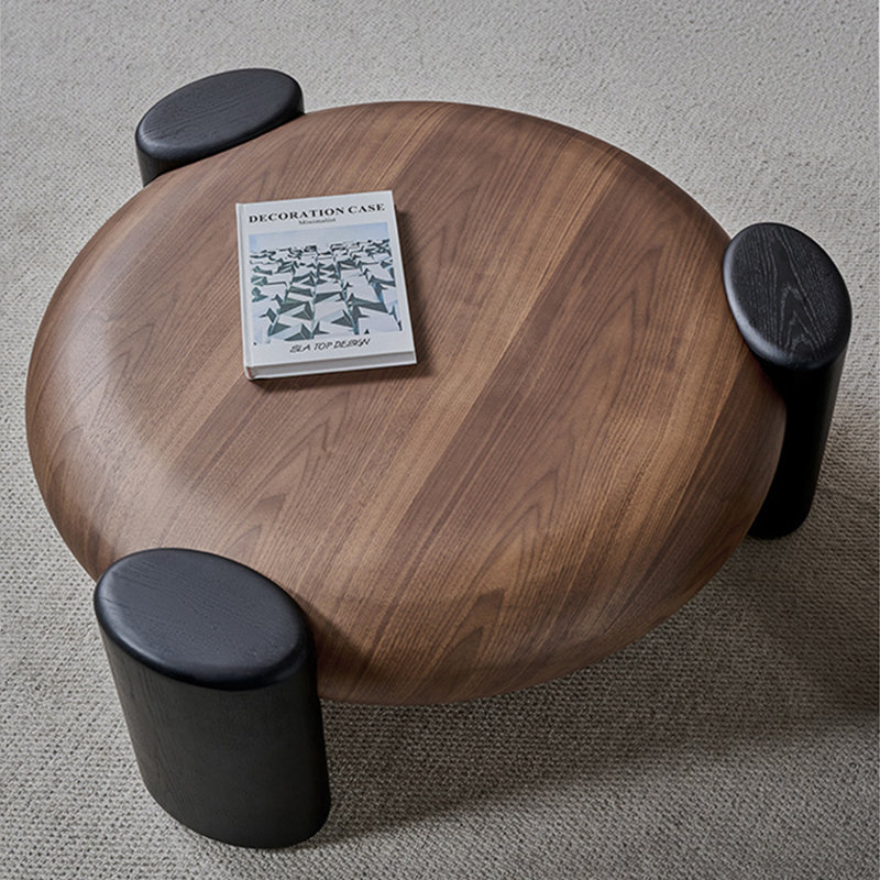 Table basse moderne en bois de style italien