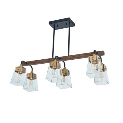 Salihah 6 - Light Kitchen Island Square / Rectangle Chandelier