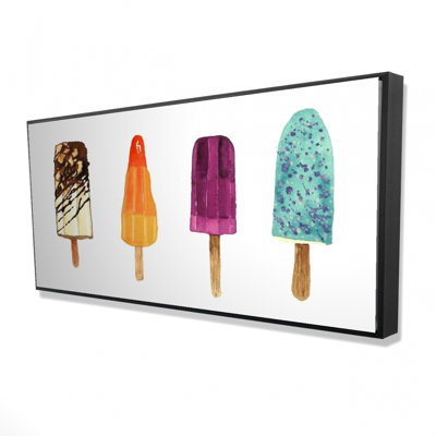 Iced lollipop - 24"x48" Framed canvas
