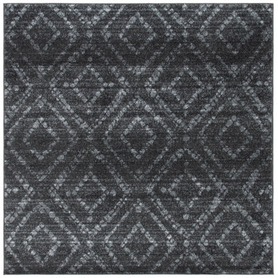 Sabio Geometric Dark Gray/Gray Area Rug